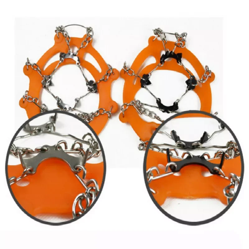 Universal Ice No Slip Snow Shoe Spikes Grips Cleats Crampons Winter Climbing No Slip Shoes Cover