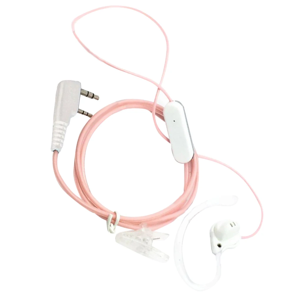 

D-образные универсальные внутренние телефонные наушники PTT с одним ушным крючком для замены Baofeng Kenwood