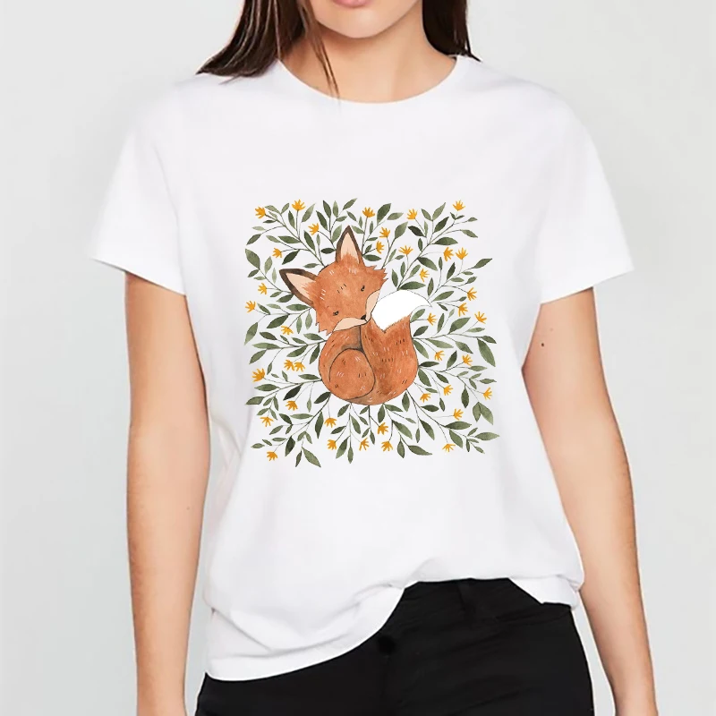 

T-shirt Simple Women 90s Cloth Casual Tee Ladies Cute Printing Fashion Graphic Camiseta Anime Roupas Femininas Oversized T-shirt