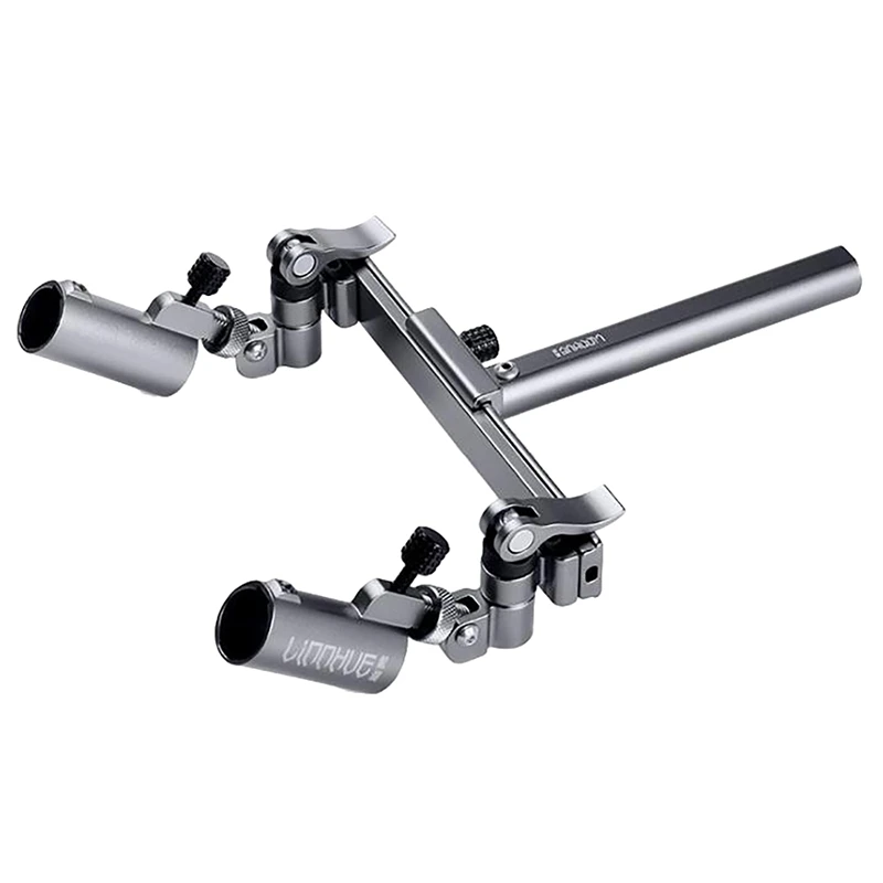 

LINNHUE Durable Fishing Stand Umbrella Clamp Support Bracket Multifunctional Bait Tray Holder Accessories Adjustable Angle