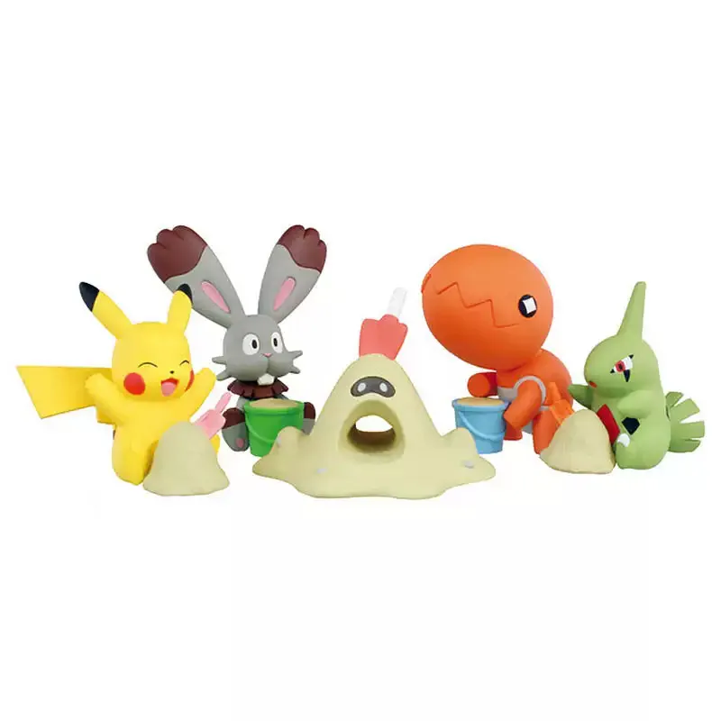 Фото TAKARA TOMY ARTS Пика Bunnelby Sandygast Larvitar Фигурка Игрушки Милая коллекция Аниме Фигурки Куклы Подарки для детей №2