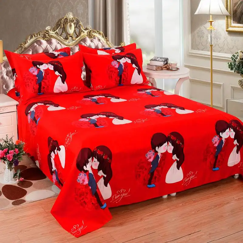 Bed Sheet Student Dormitory Single Quilt Autumn and Winter Sanding Pure Washed Cotton Cushion Kang 2023 ...