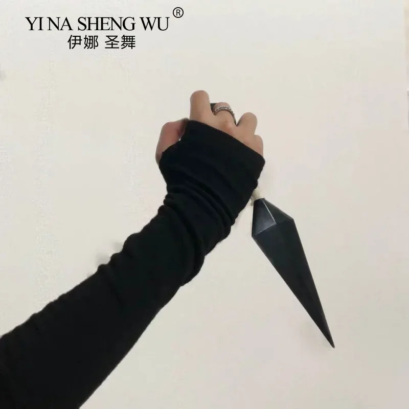 Аниме перчатки косплей Darkly Nin ja варежки нарукавник мужские и женские модные