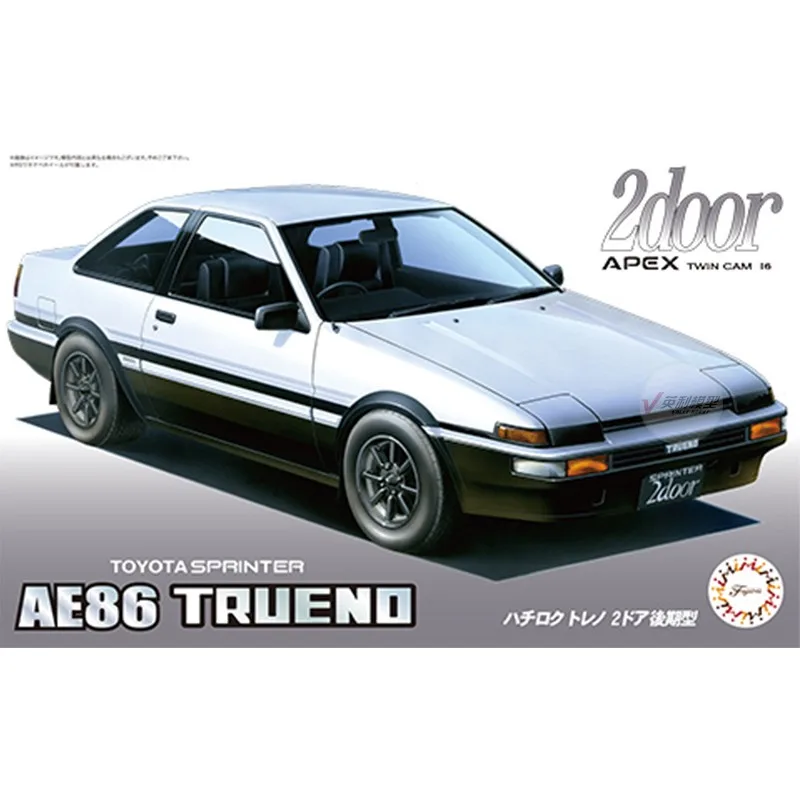 

1/24 AE86 Trueno 2Door GT Apex Late 04648 Assembled Car Model