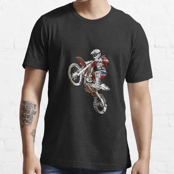 

Comic Motocrosser t shirt for Harris KTM Ghezzi Triumph Derbi HYOSUNG Suzuki