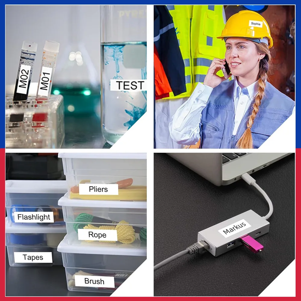 20PK запасная деталь виниловая фреза для Brady принтер IDPAL черный на белом 19 1 мм * 6 4 м