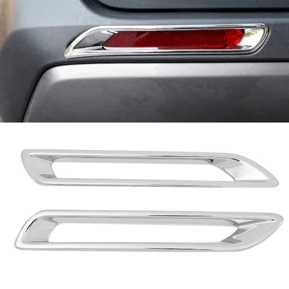 Фото 2Pcs for Toyota 19-20 Rav4 Rongfang Modified Rear Fog Lamp Frame New Rav4 Rear Fog Lamp Cover Trim Frame №2