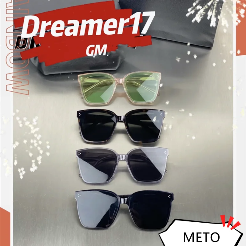 

2022 GENTLE DREAMER 17 MONST METO Sunglasses Women Men Vintage Korea Luxury Brand Designer Square Trending 2020 Classic Style GM