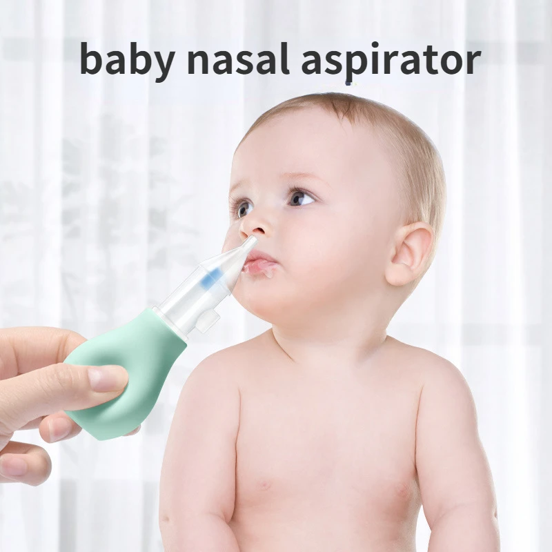 

1 Pcs Baby Silicone Nasal Aspirator Pump Cold Nasal Mucus Cleaner Anti-Reflux Baby Safety Vacuum Newborn Care Stuff Accessories