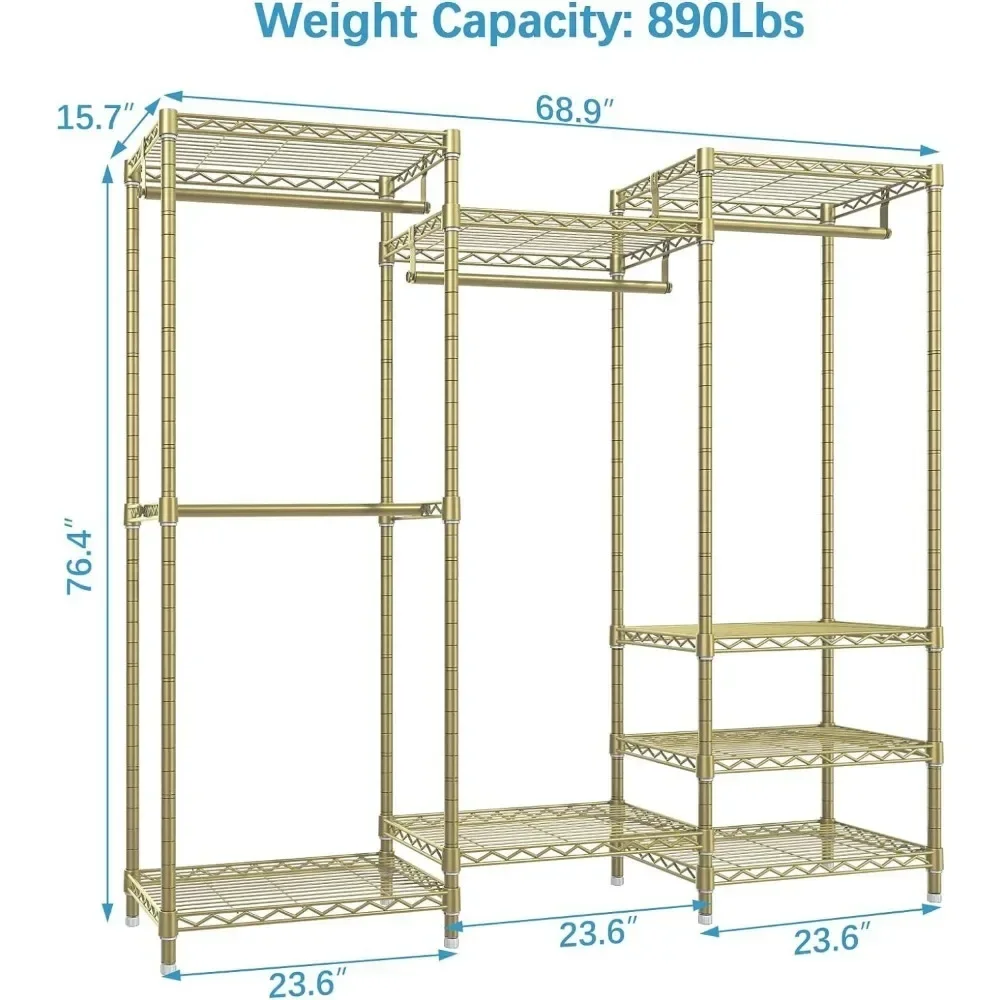 Отдельно стоящая искусственная планшетофон с 8 регулируемыми полками 68 9 дюйма Д x