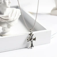 s925 sterling silver cross necklace korea ins personality female long trend clavicle chain jewelry for men women free shipping