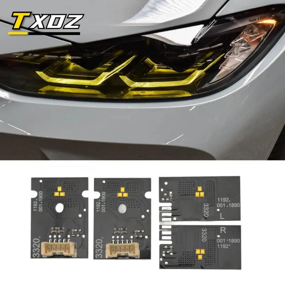 

Yellow Angel Eye LED Boards For 2021-2023 BMW 4' G22 G23 G26 G80 G82 M3 M4 CLS LED Headlight Non-Laser Daytime Running Light