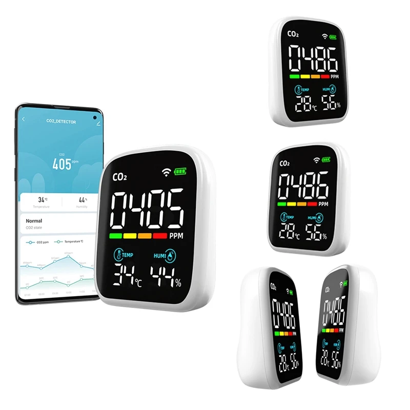 Датчик углекислого газа NDIR инфракрасный детектор Wi-Fi 1 комплект