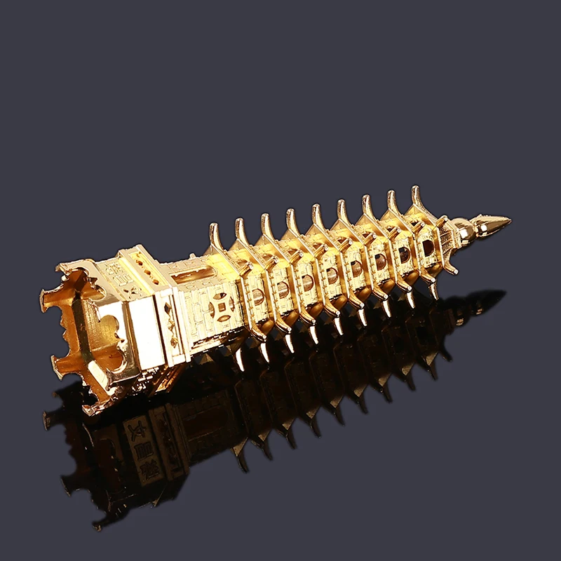 Фэн-шуй из цинкового сплава 3D модель китайская пагода Венчан башня поделки