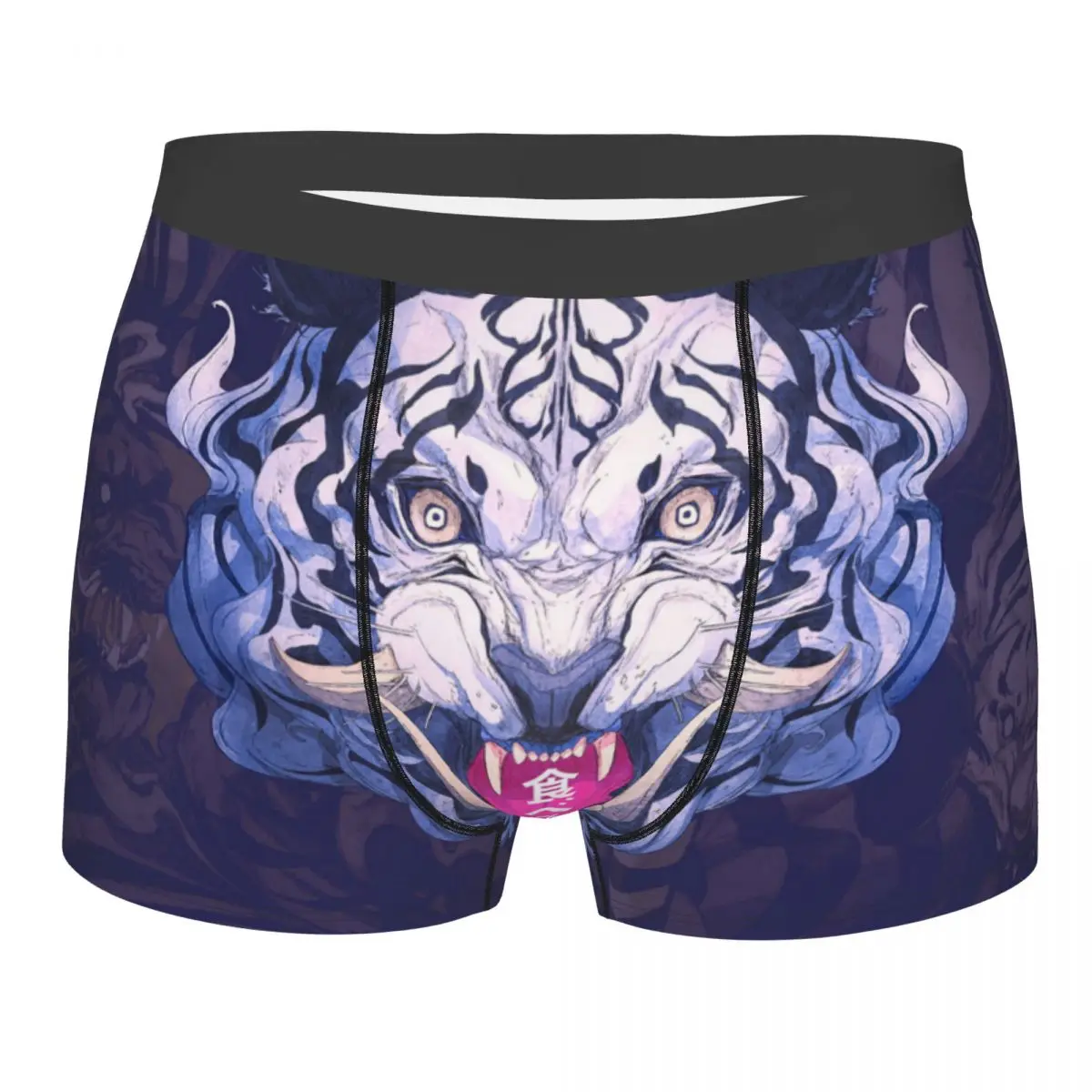 

Fierce Man's Boxer Briefs Tiger Art Breathable Funny Underwear Top Quality Print Shorts Gift Idea