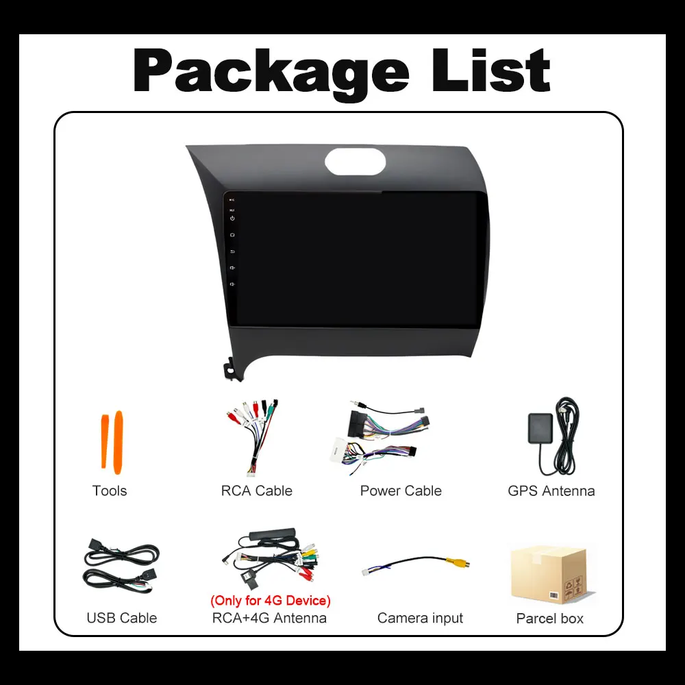 9-дюймовый Автомобильный Мультимедийный Радиоприемник Для KIA Cerato K3 2013-2016 ОС Android