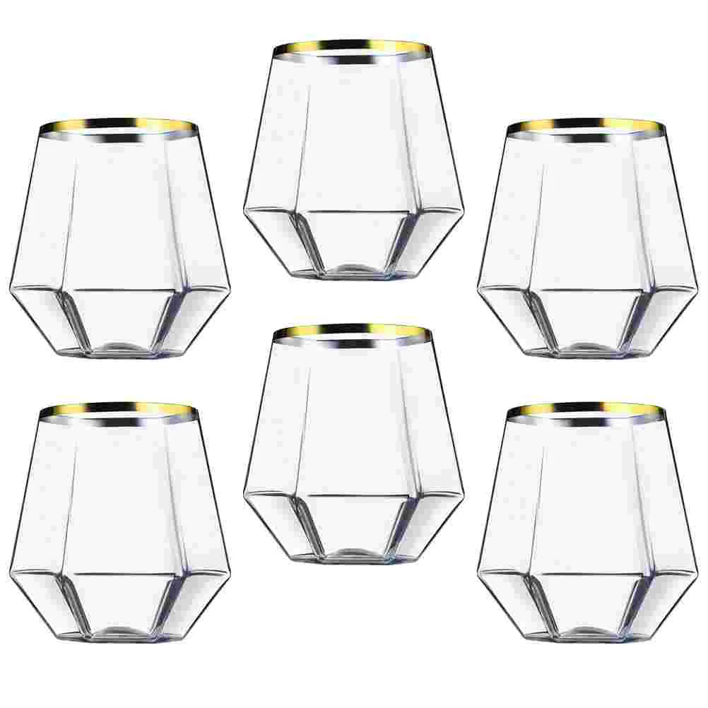 

6 Pcs Cocktail Glass Novelty Glass Whiskey Mug Accessories Goblet Cup Ps Champagne Glass Whiskey Cup