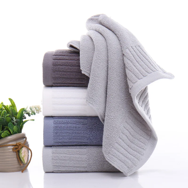 

100% Cotton Soft Towel Sets High Quality Thicken Absorbent Face Towels for Bathroom Shower SPA Hair towel Washcloth for Adults