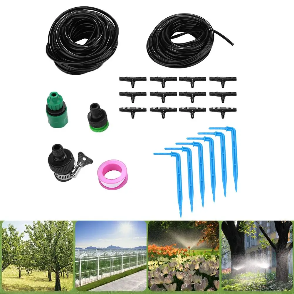 

DIY Drip Irrigation System Automatic Watering Garden Adjustable Micro Dripper Kit Saving Watering Irrigation Tool Kits