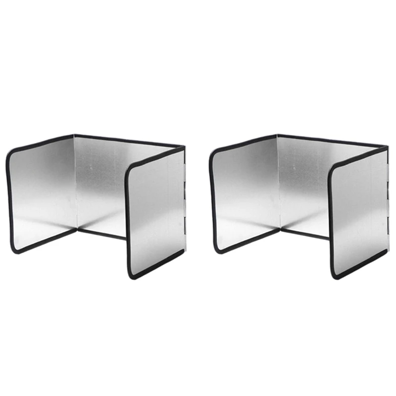 

2X Foldable Kitchen Oil Splash Guard For Wall Block Cover