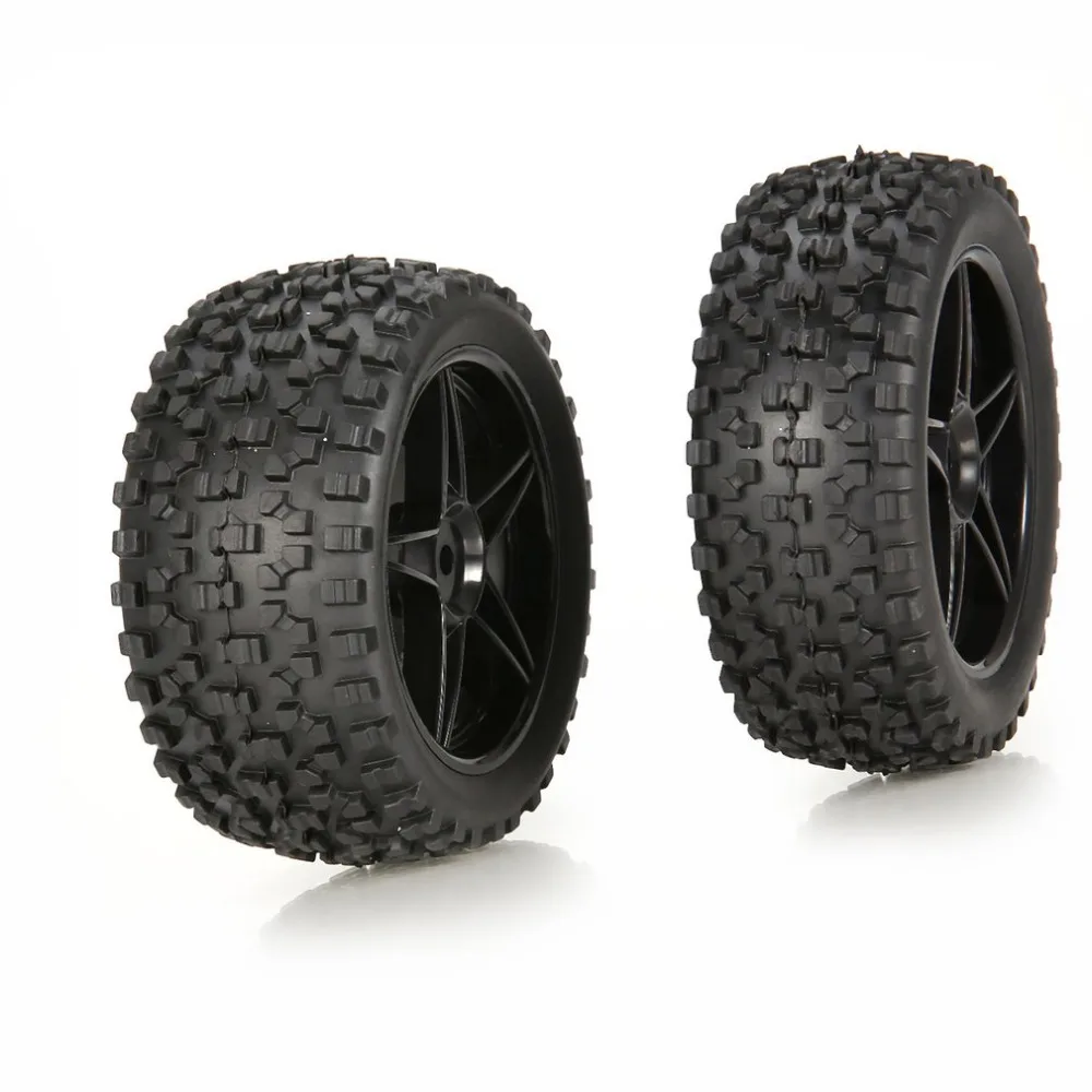 4Pcs 88mm rc car tires Square Stripes Fetal Flower Off-road Wheel Rim and Tires for 1/10 Monster Truck Racing RC buggy Car - купить по