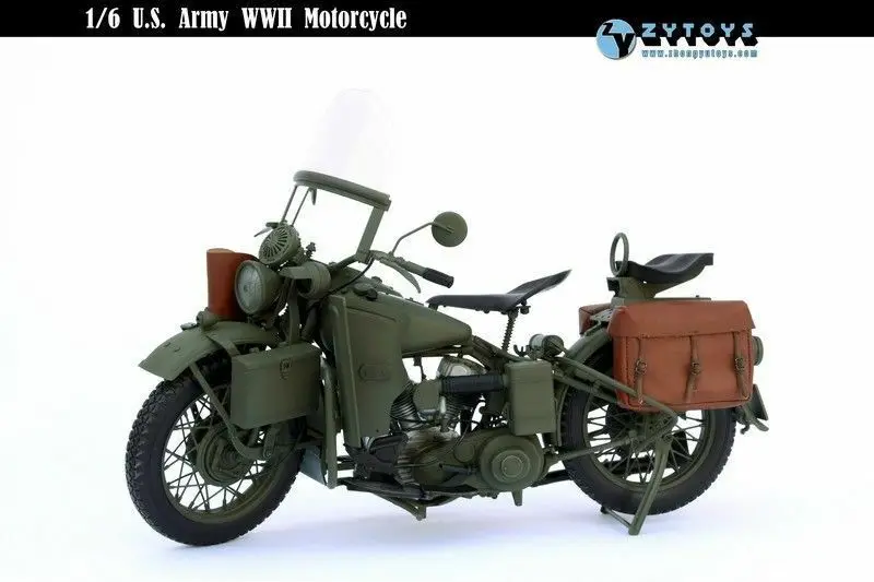 

Новая модель литая в коробке ZY литые игрушки/пластиковая модель США времен Второй мировой войны для мотоцикла Harley Davidson