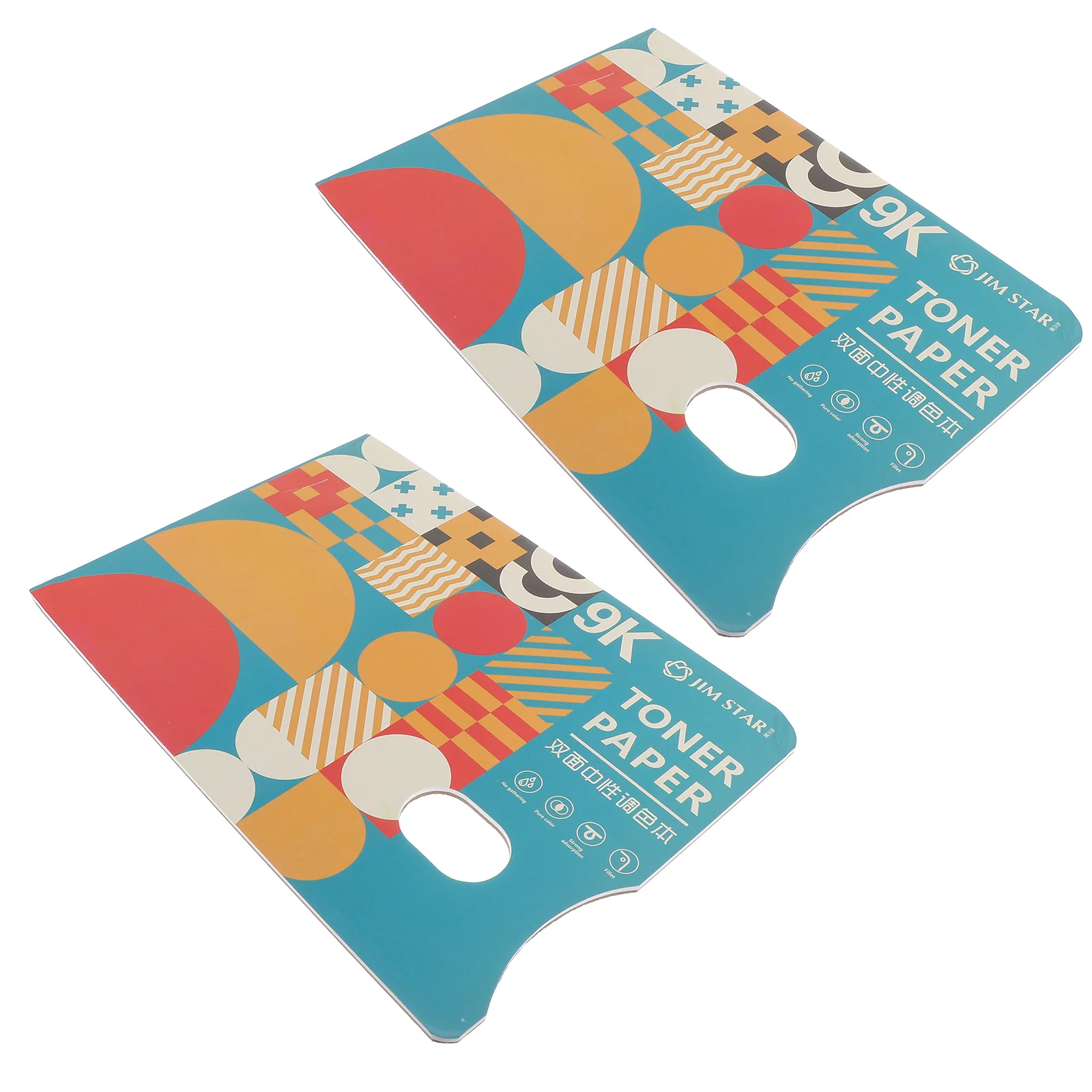 

2pcs Double Side Toning Paper Practical Toning Book Coloring Paper Books