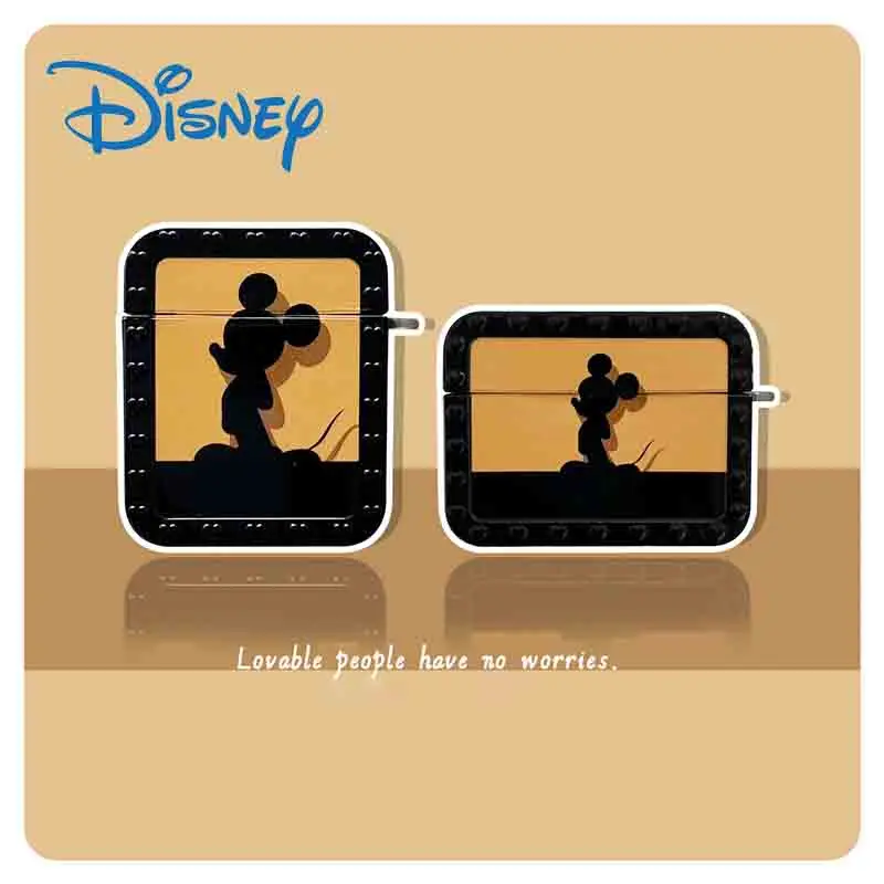

Mickey Case for Apple Airpods 1 2 3 Gen Pro Cute Cartoon Mouse Back Wireless Bluetooth Headset Protective Earphone Cover funda