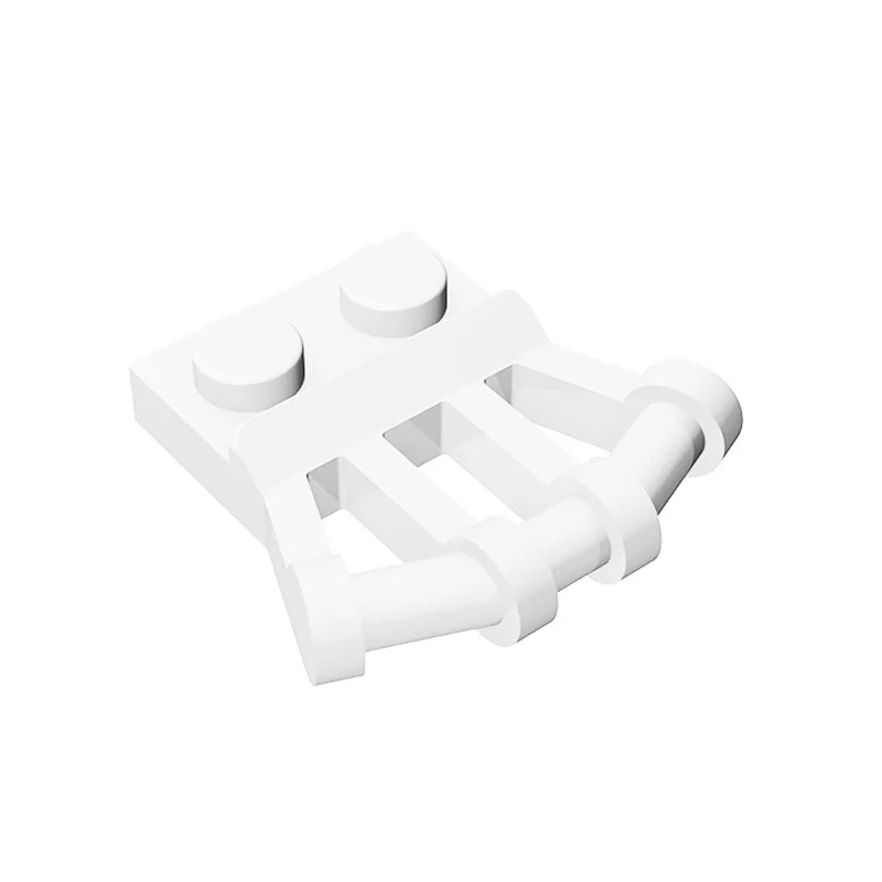 Фото MOC 10 шт. 92692 модифицированные строительные блоки 1x2 комплект с угловой ручкой на боковой стороне Кирпичи Детские игрушки на день рождения Рождество подарки №2