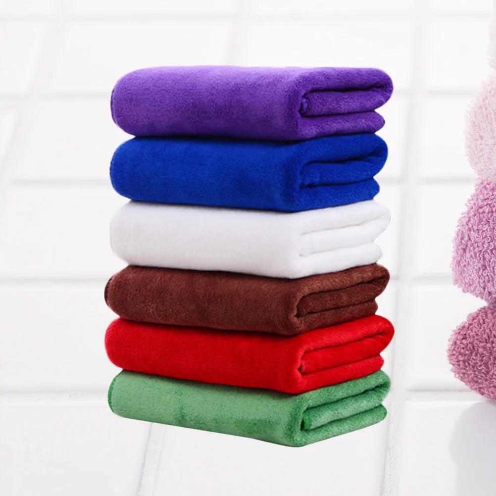 

5Pcs Microfiber Soft Dry Hair Towel Hair Towel Wrap Towel Water Absorbent for Gym Fitness Yoga Sports Accessories