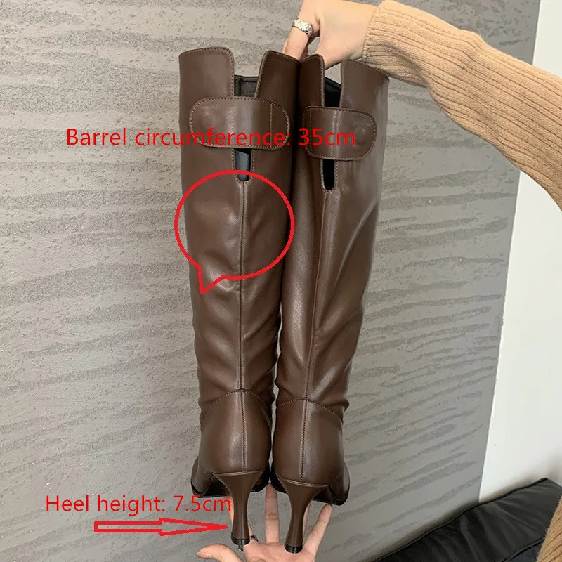 Новые стильные европейские и американские темпераментные простые высокие