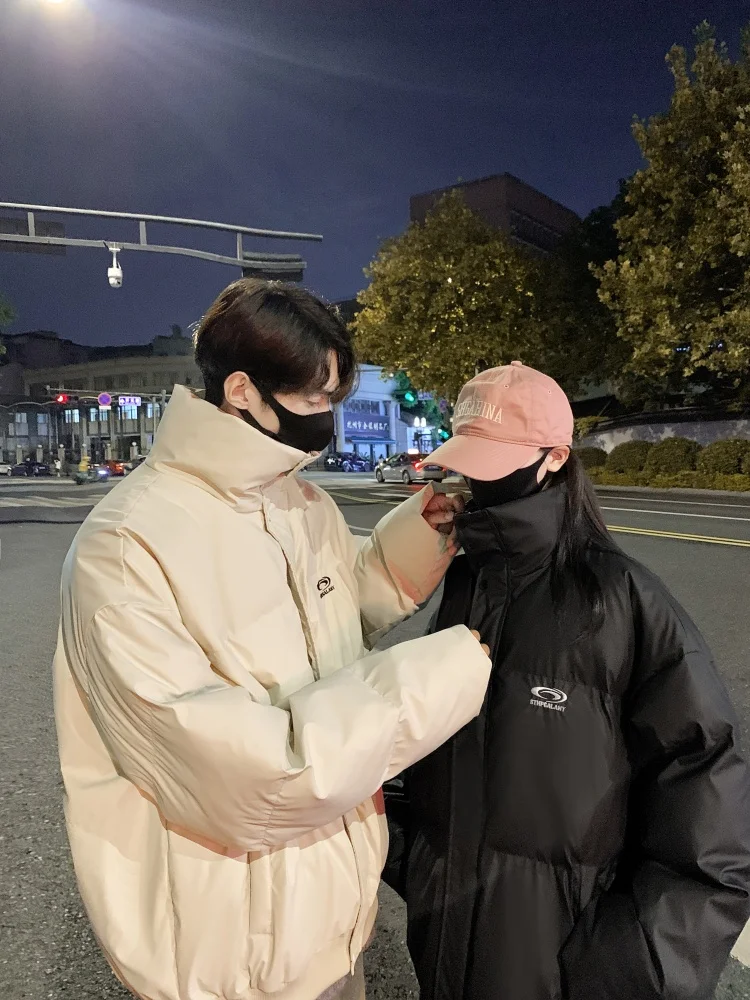 Пуховик с хлопковой подкладкой мужская новинка 2024 осенне-зимняя утолщенная