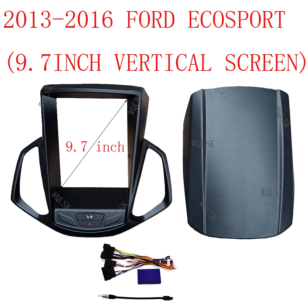 9 7-дюймовая автомобильная рамка для радио-навигатора (NCM 8708.29.94) FORD Ecosport 2013-2017