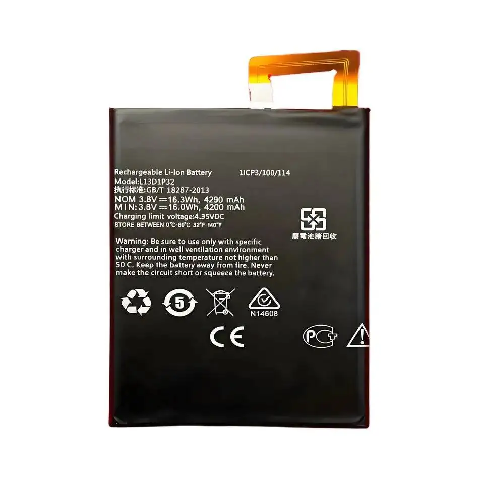 Фото Аккумулятор L13D1P32 4290 мАч для Lenovo Tab S8 S8-50 S8-50L S8-50LC S8-50F Tab 2 A8-50 A5500 A8-50F A8-50LC TAB3 8 TB3-850F TB3-850M №3