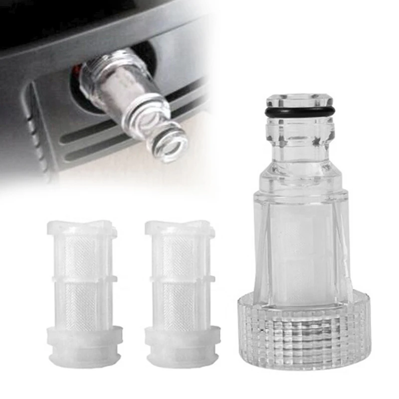 

Car Clean Machine Water Filter 175PSI High Pressure Washer Connection For Karcher K2-K7 Series Pressure Washers Garden