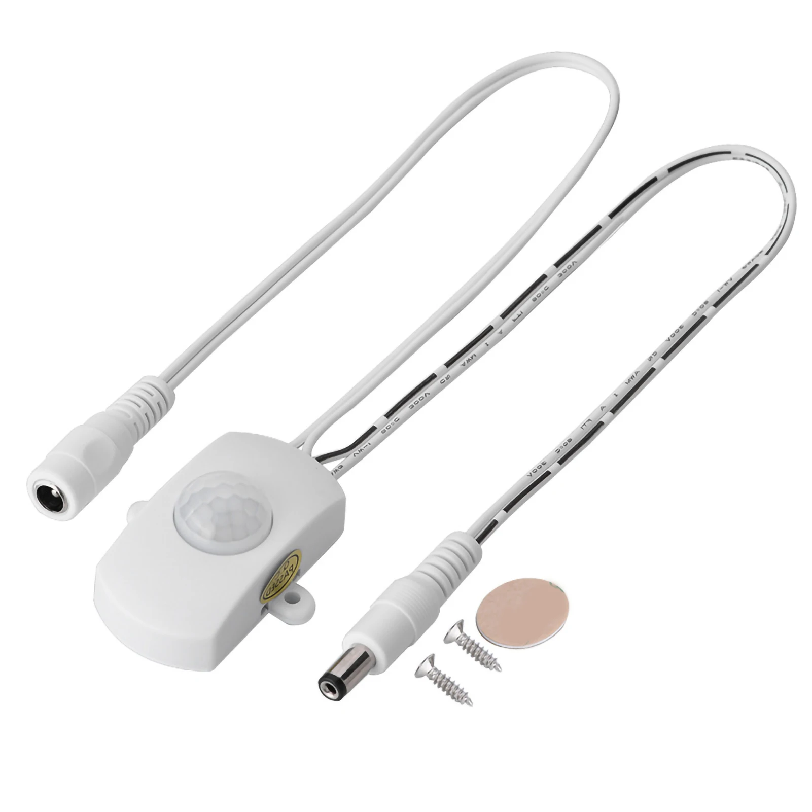 미니 PIR 적외선 모션 센서 감지기 스위치, 5A DC 6 ‑ 24V, LED 스트립, 자동 스위치, 흰색