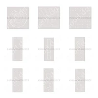 arrival 2022 new hot sale swirl square filmstrip cutting stencil scrapbook used for diary decoration template diy card handmade