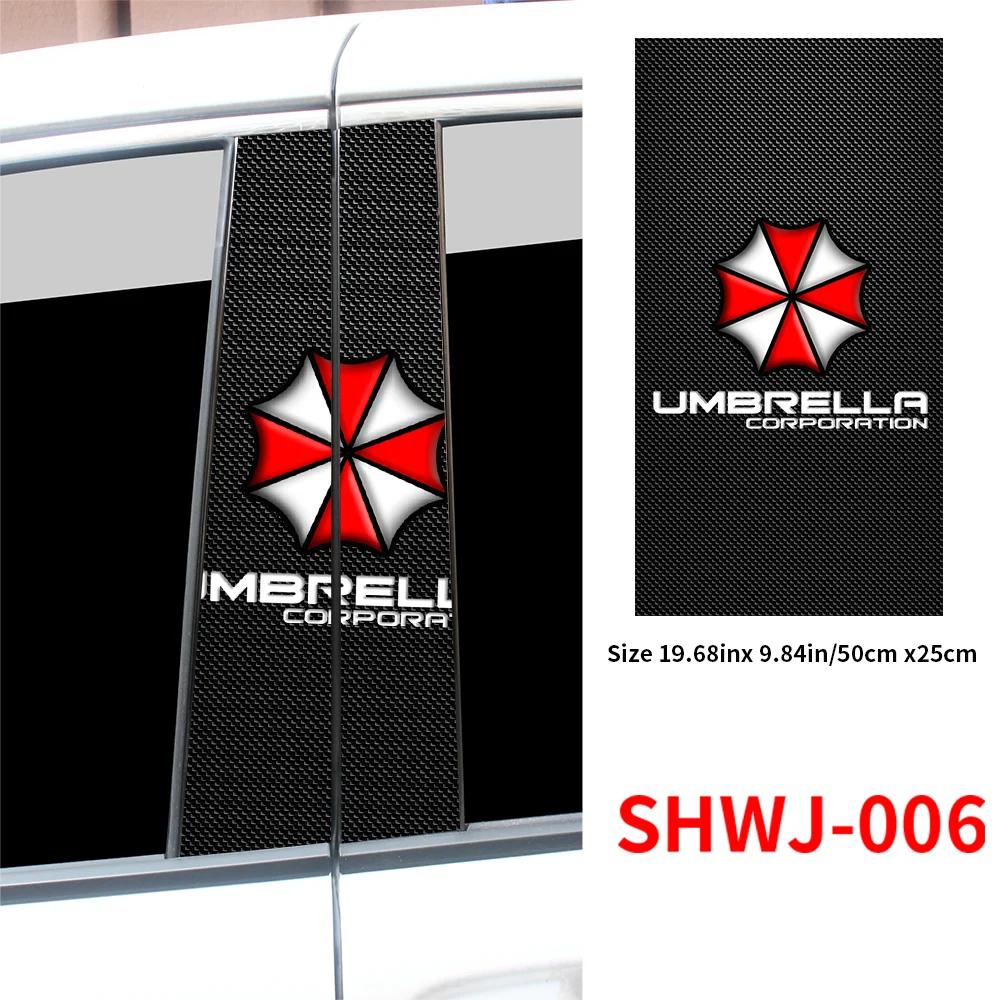 

Наклейки от злого автомобиля B-pillar, водонепроницаемые, солнцезащитные, виниловые наклейки, Обложка с царапинами, забавное украшение, автомобильные аксессуары