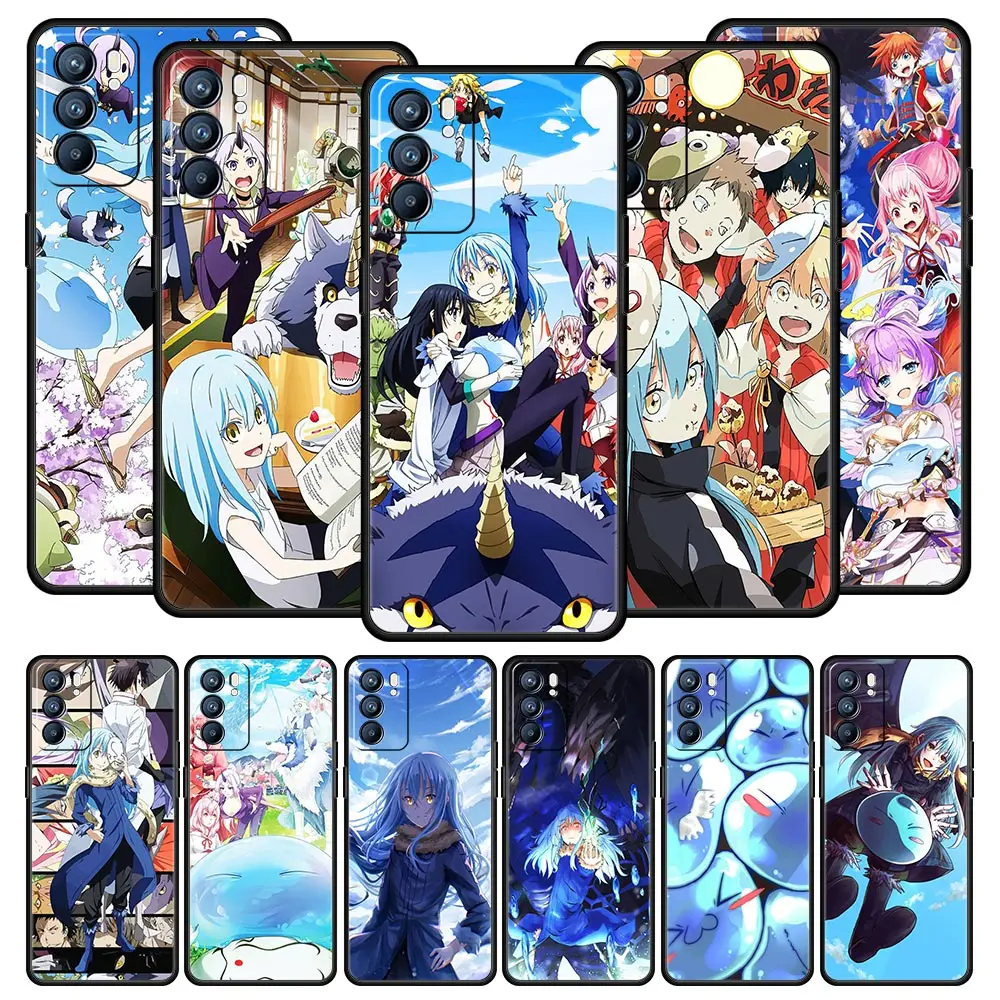 

Rimuru Tempest Anime Phone Case For OPPO A74 A54 A53 A52 A9 2020 A16 A15 A12 A76 A95 Reno7 SE Reno6 Z Find X5 Pro Plus 5G Cover