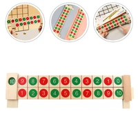 kids digital decomposition ruler toy numbers decomposition ruler wooden math toy