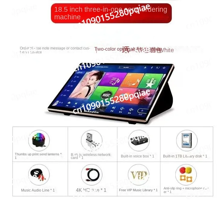 16 языков InAndon новый домашний звук K-TV полный комплект сенсорного экрана для