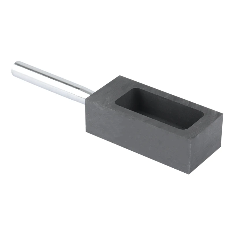 

Metal Ingot Mould Jewelry Tool Graphite Oil Tank With Handle Graphite Mould Molten Gold And Silver Ingot Mould
