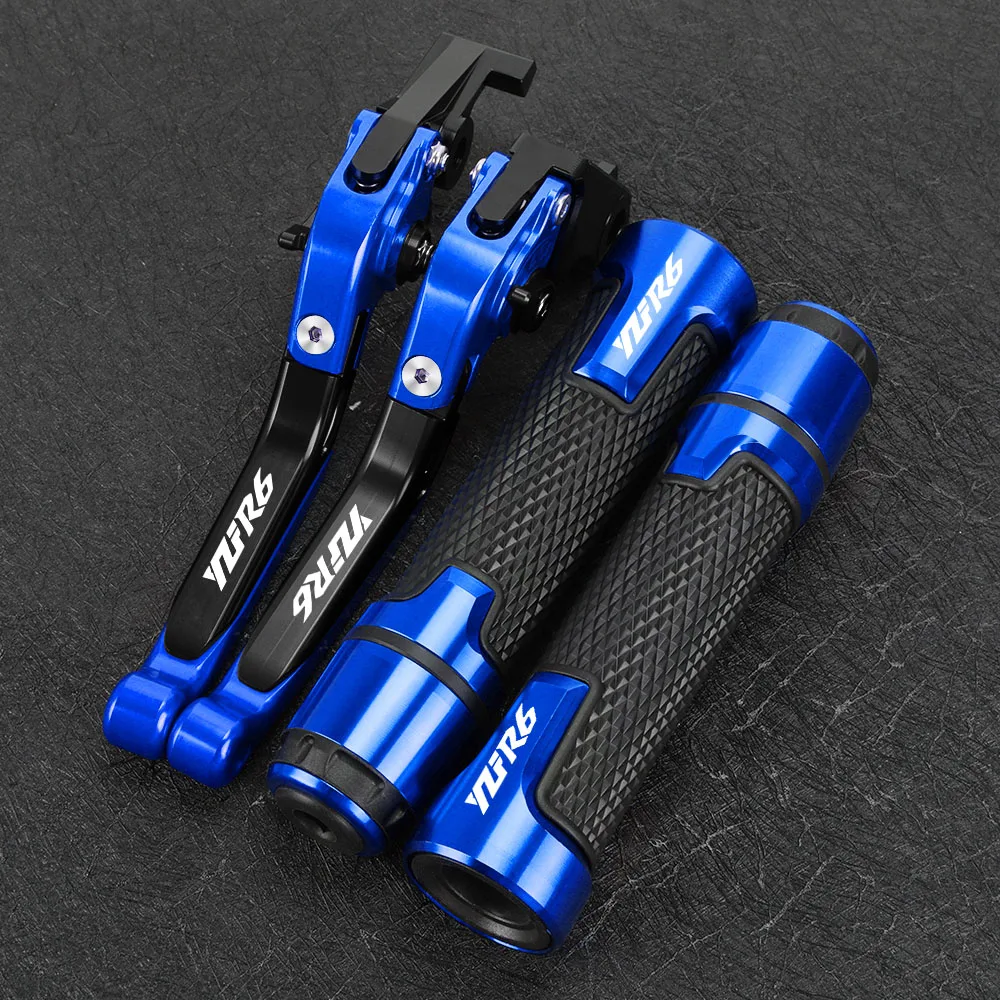 

FOR YAMAHA YZFR6 YZF R6 YZF-R6 2005-2016 2015 2014 2013 Brake Clutch Levers & Handbrake Handlebar Grip Handle Hand Grips