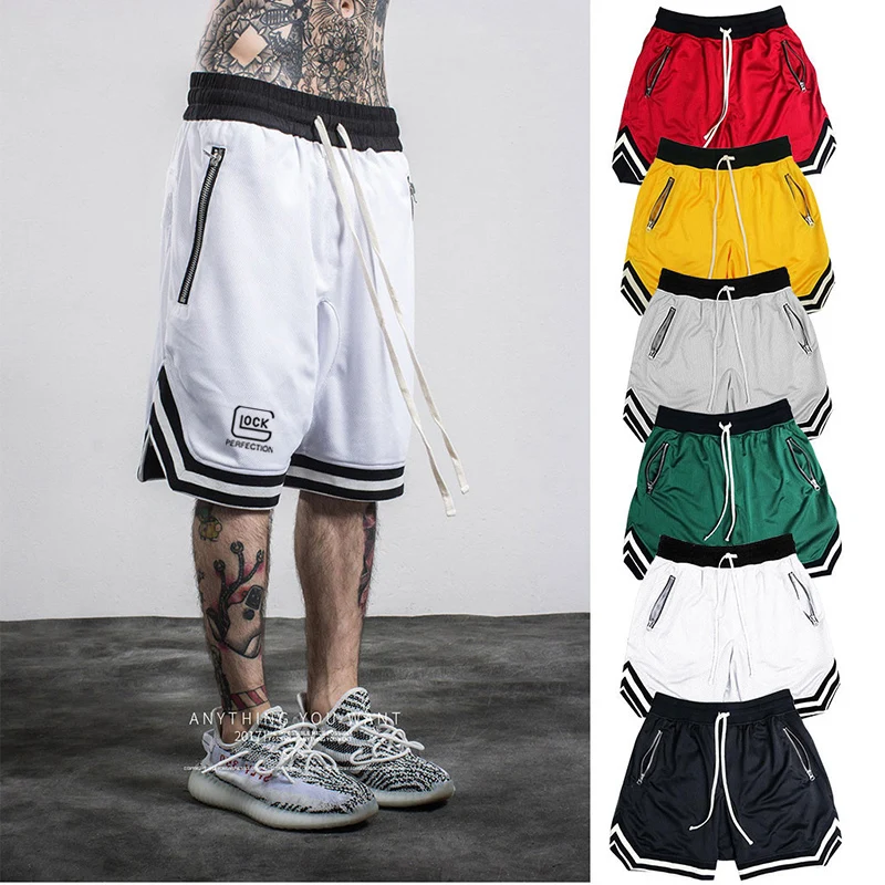 

Glock Perfection Shooting Print Mens Casual Shorts Summer New Running Fitness Fast-drying Trend Short Pants Loose Training Pants
