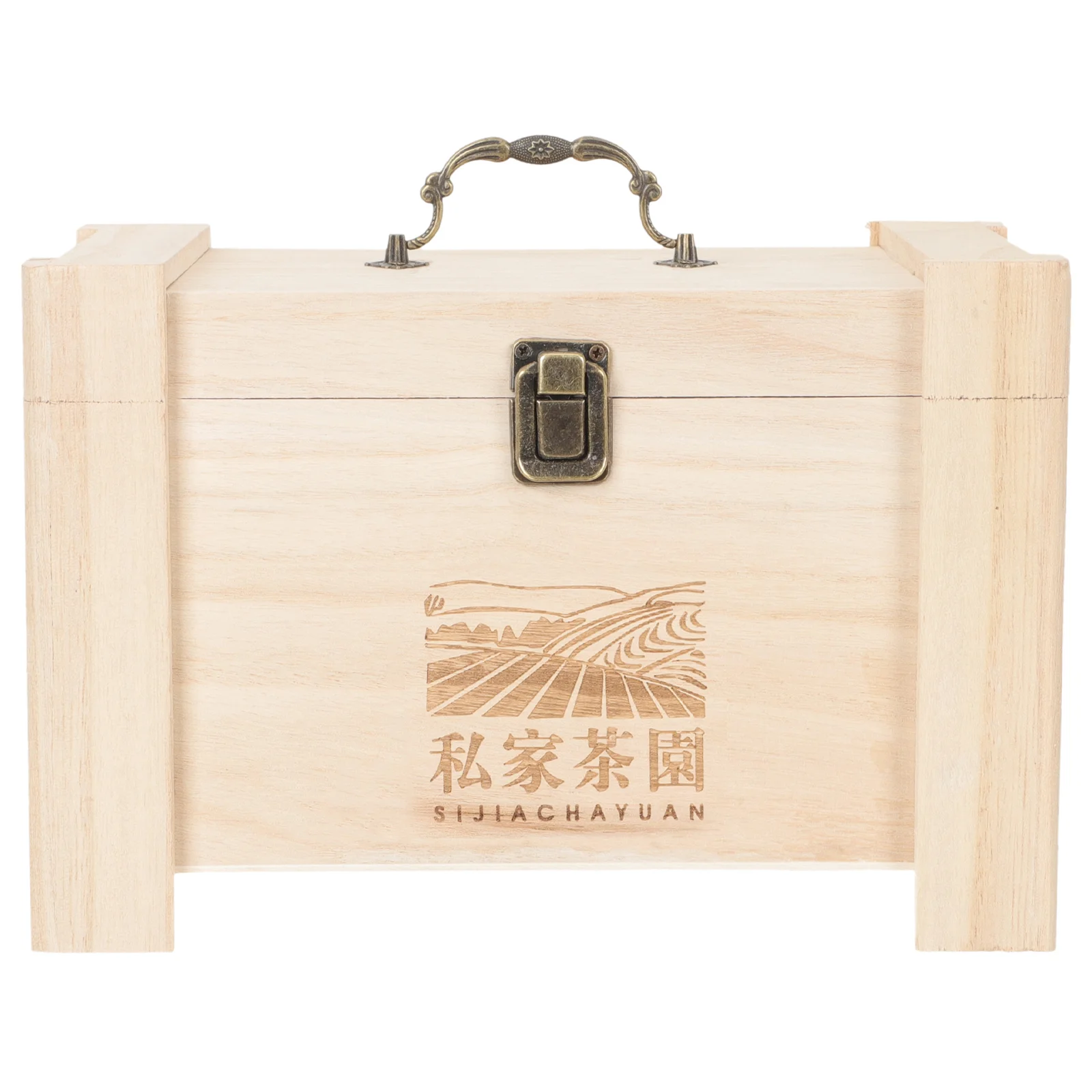 

Solid Wood Tea Box Natural Soap Wooden Kitchen Organizer Tea-leaf Container Display Holder Storage Case