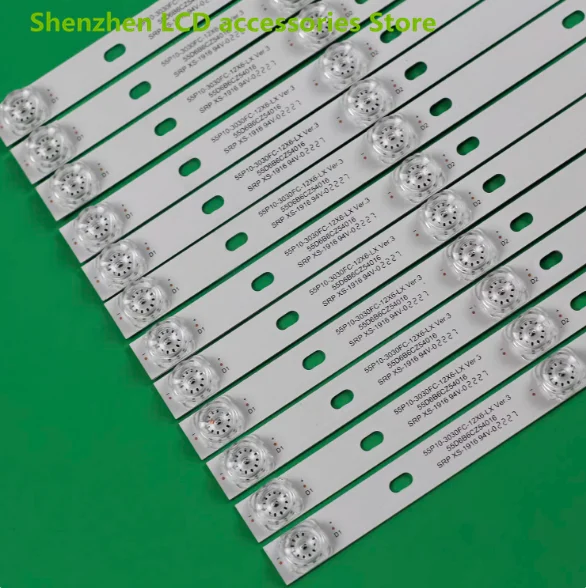 Подходит для светодиодной ленты 55C78 55Q10 55C716 YHF-4C-LB5506-YH09J, лента подсветки 6 В, 6 светодиодов, 539 мм (art.: 3920cb1ec18cc) - 3920cb1ec18cc