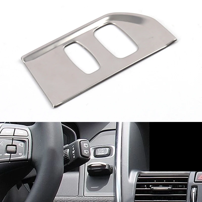 

Хром для Volvo XC60 2009-2012 2013 2014 2015 2016 2017, устройство зажигания, отверстие для ключа, рамка, приборная панель, воздуховыпускное отверстие, декоративная накладка