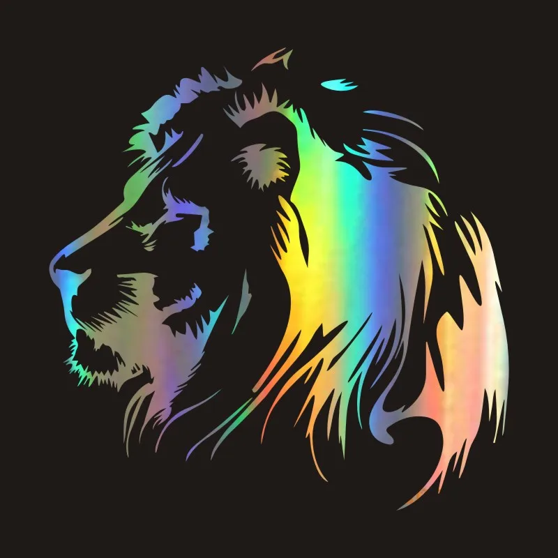 

JP interesting Car Decal for meditation lion auto motorcycle accessories Peugeot waterproof sticker, 17cm * 16.5cm