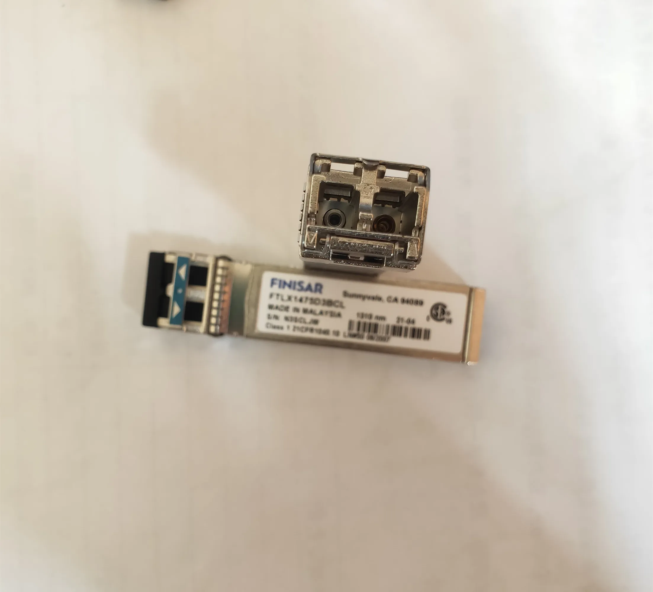 Finisar 10GB Fiber Transceiver FTLX1475D3BCL/Ic-Ic 10G-1310nm-10km Single Module Optical Fiber Transceiver/Finisar 10g 10km Sfp