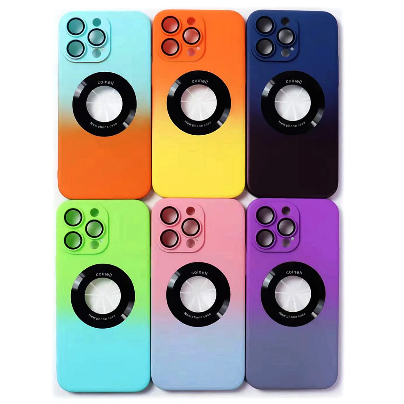 

Magsafe Magnetic Gradient colors Case For iPhone 14 Pro Max 14 Plus 13 Pro 12 11 Luxury Wireless Charging Phone Cover